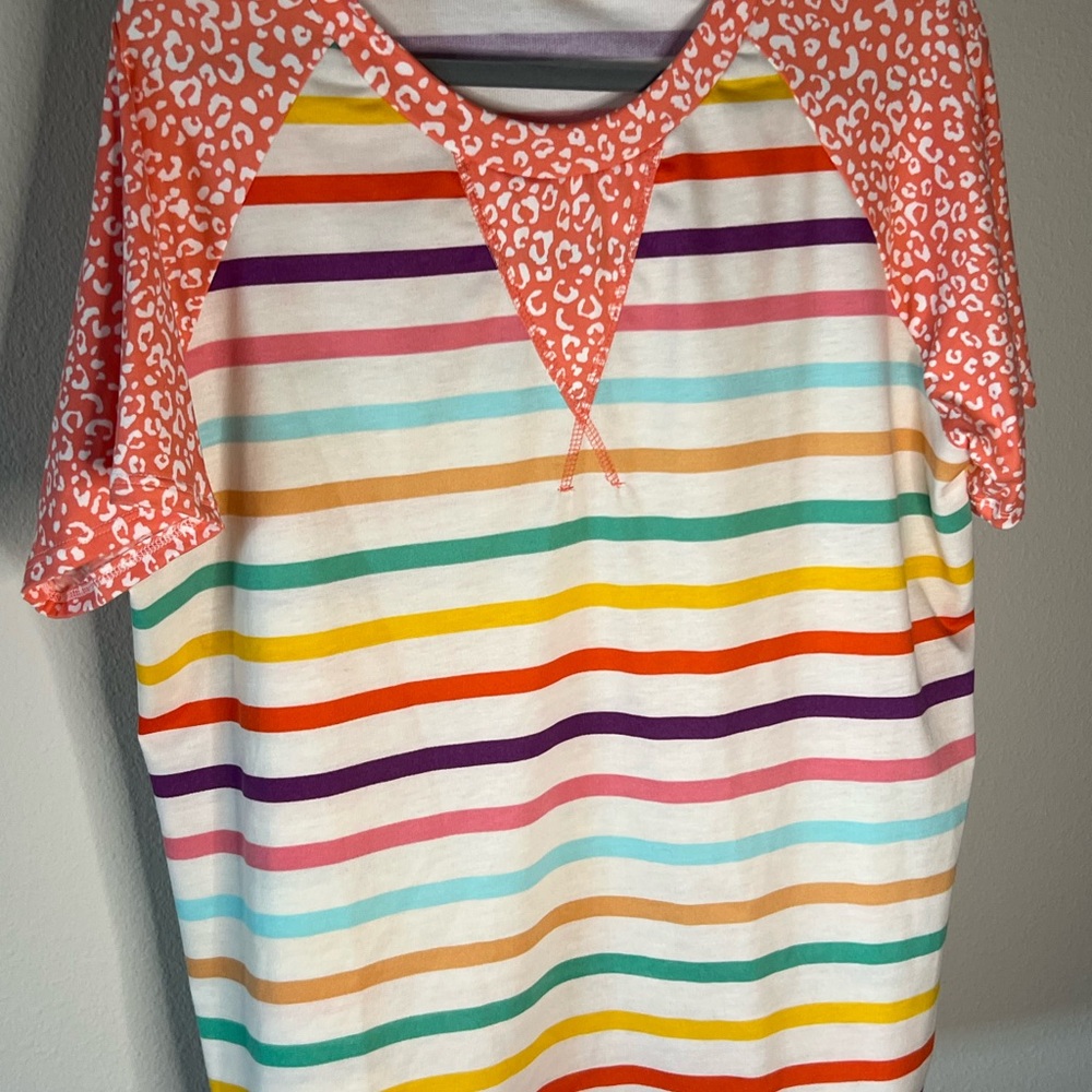 NWOT Haptics by Holly Harper Multicolor Striped Top